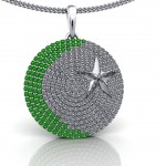 Tsavorite & Diamond