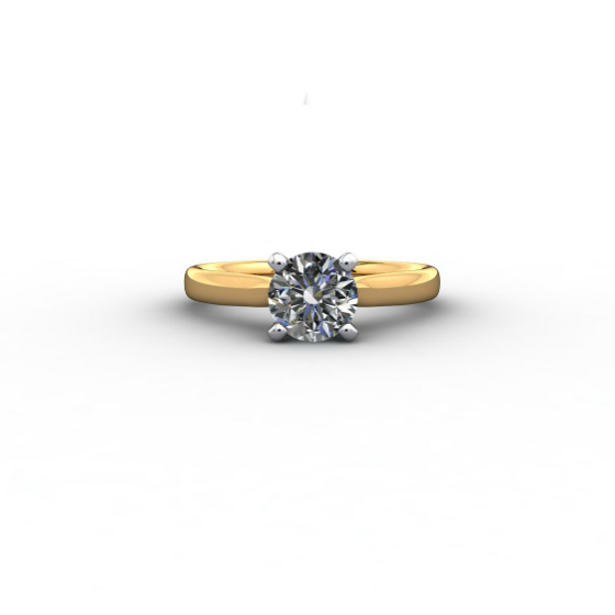 The ‘Olivia’ Ring in Platinum & 18ct Gold