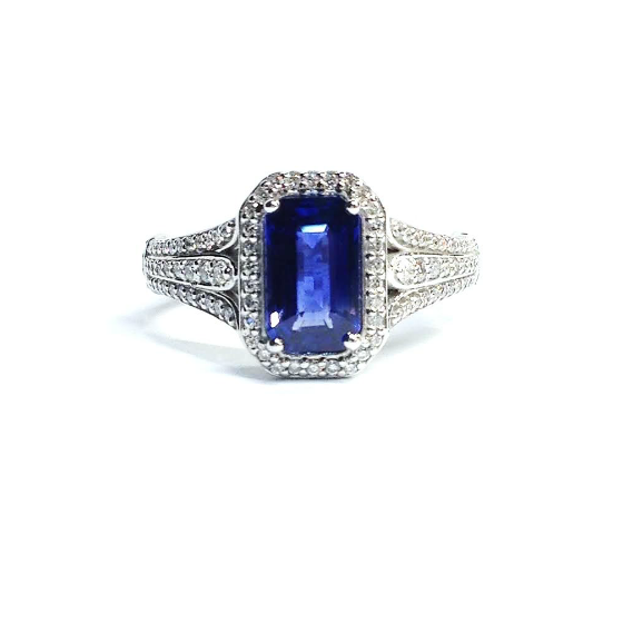 Sapphire & Diamond Ring
