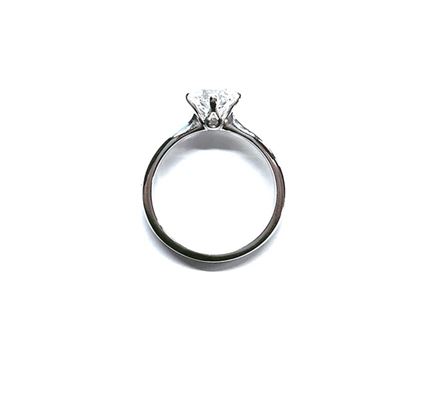 Bespoke Feature Diamond Engagement Ring
