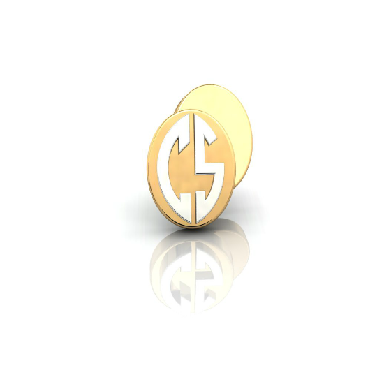 Custom cufflinks commissioned by Christopher Stoner Jewellers