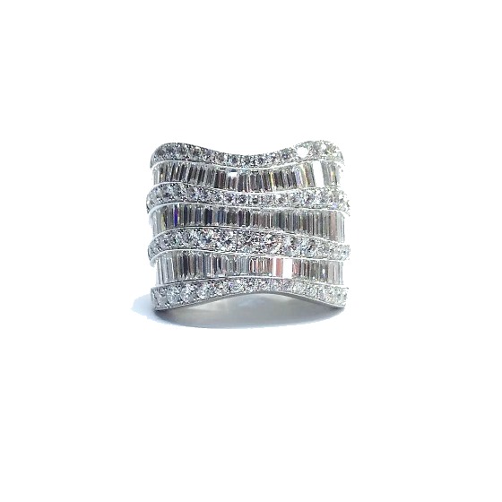 Front of the original mega diamond ring.