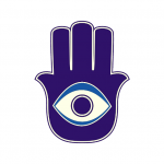 Turkish eye hand design