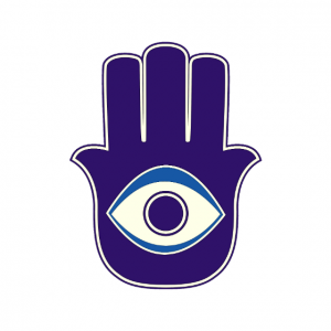 Turkish eye hand design