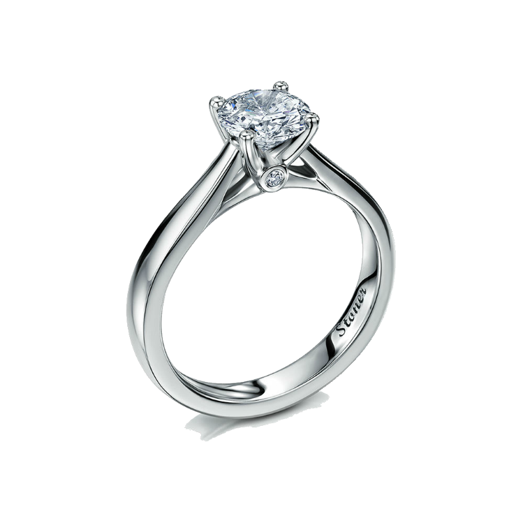 1ct diamond ring as designed by Christopher Stoner.