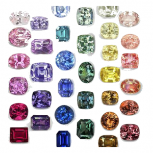 coloured sapphires